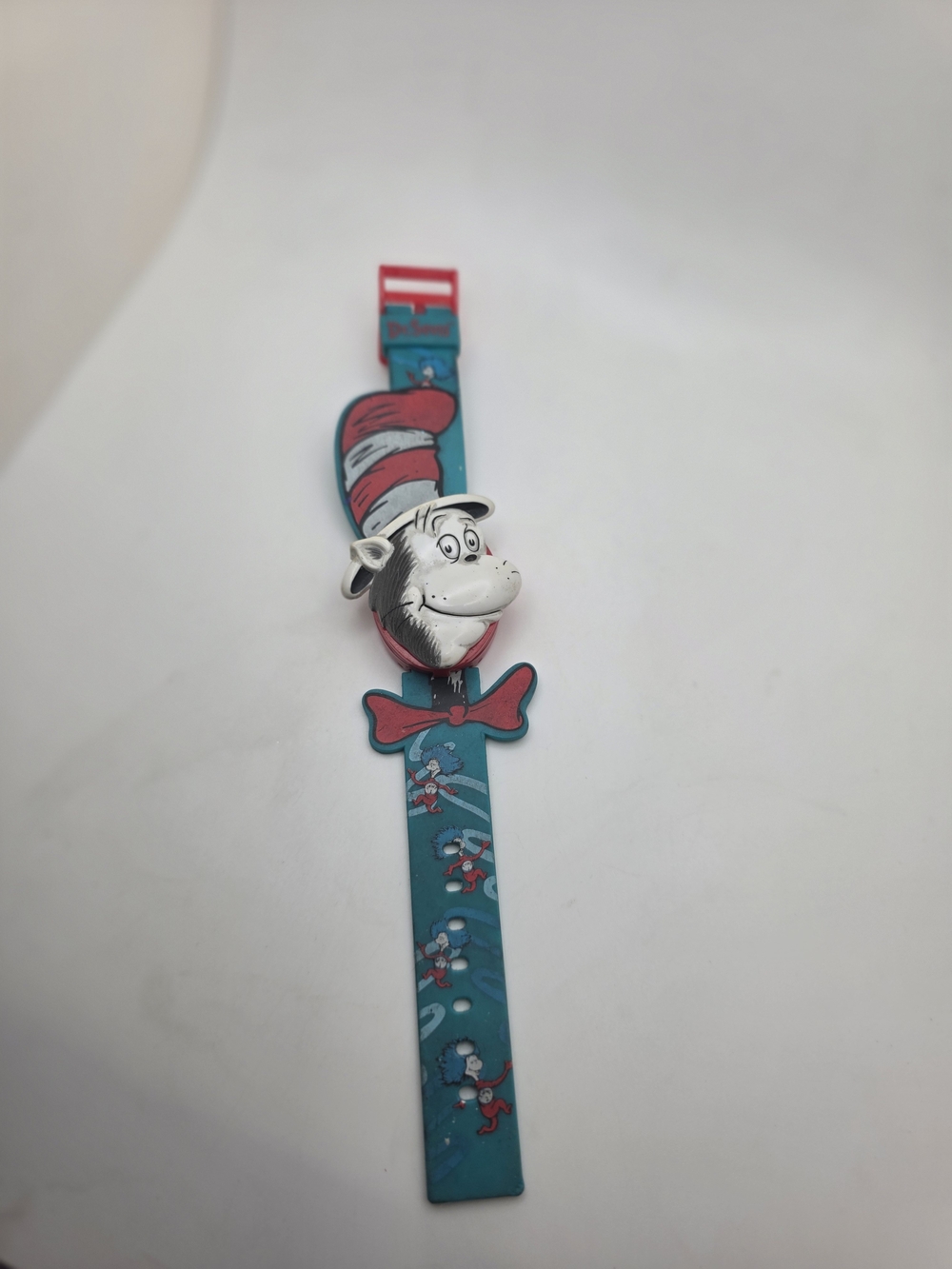 Dr. Seuss Cat in the Hat Kids Slap Bracelet - Teal & Red